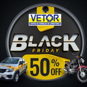 Black Friday Habilitação 50% de Desconto